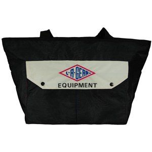 Vintage 1990s L.A. LA Gear Equipment Shoulder Tote Bag PInk Blue Black